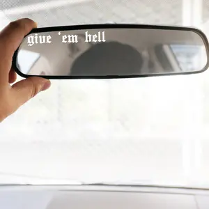 Give em hell Mirror Decal Give em hell Mirror Decal