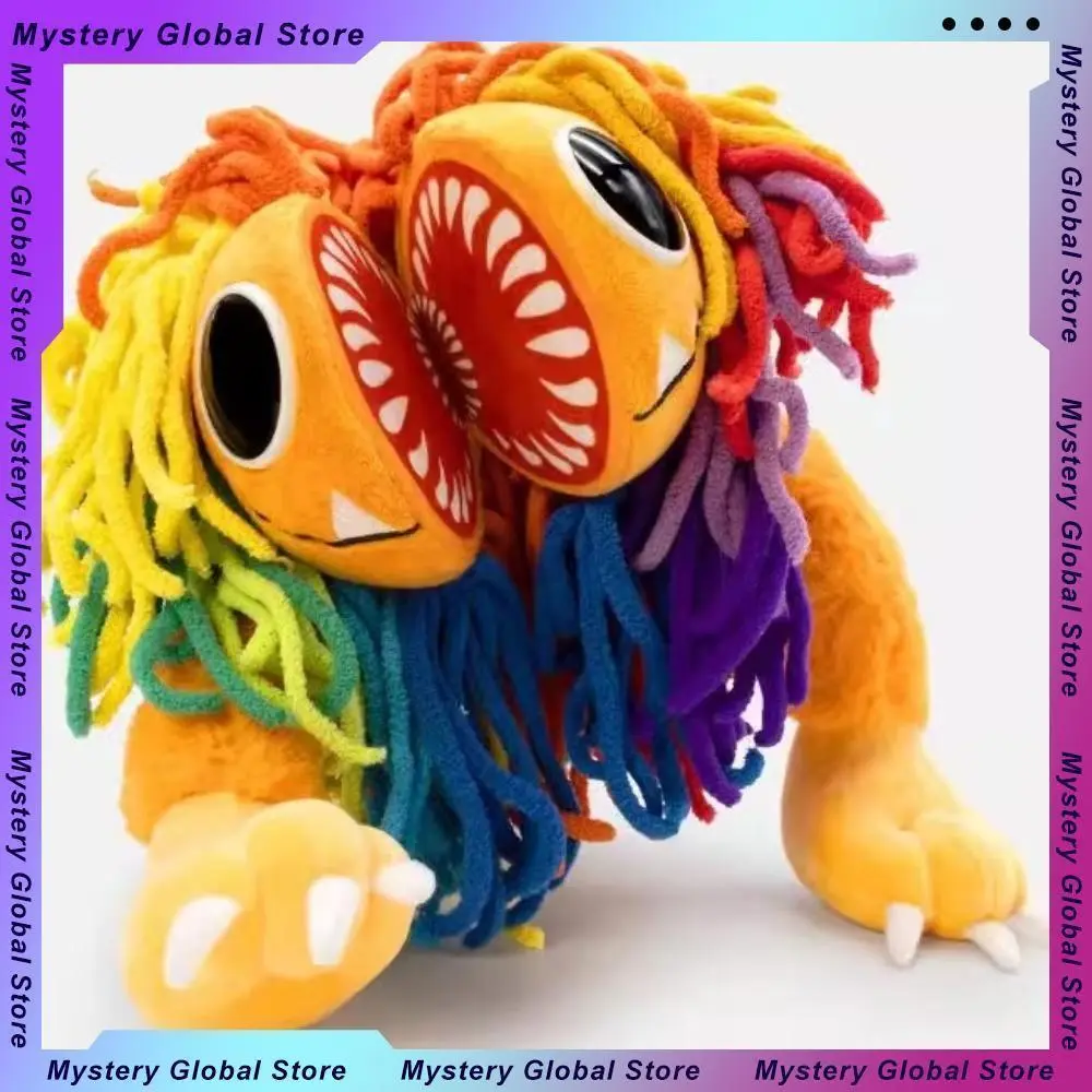 25cm Yarnaby Smiling Devil Lion Stuffed Animal, Halle Sawyer Weak Magnet Plush Doll, Anime-Themed Kids' Gift Toy, Stuffed Animals