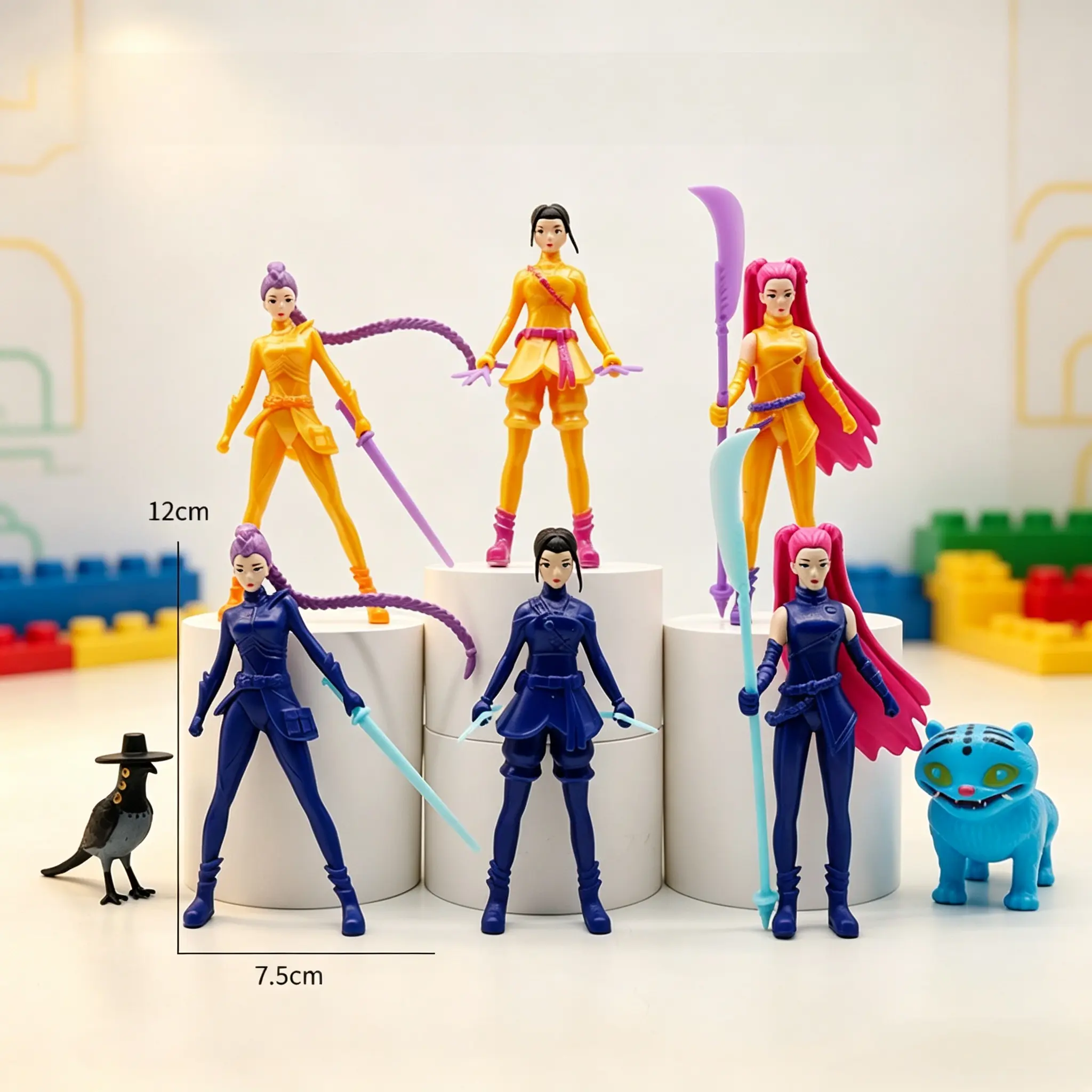 NEW Hunt Witch Group Doll Figure Toy Model Desktop Ornament Collection Gift for Girls Fans girls toy Collectible PVC Figure
