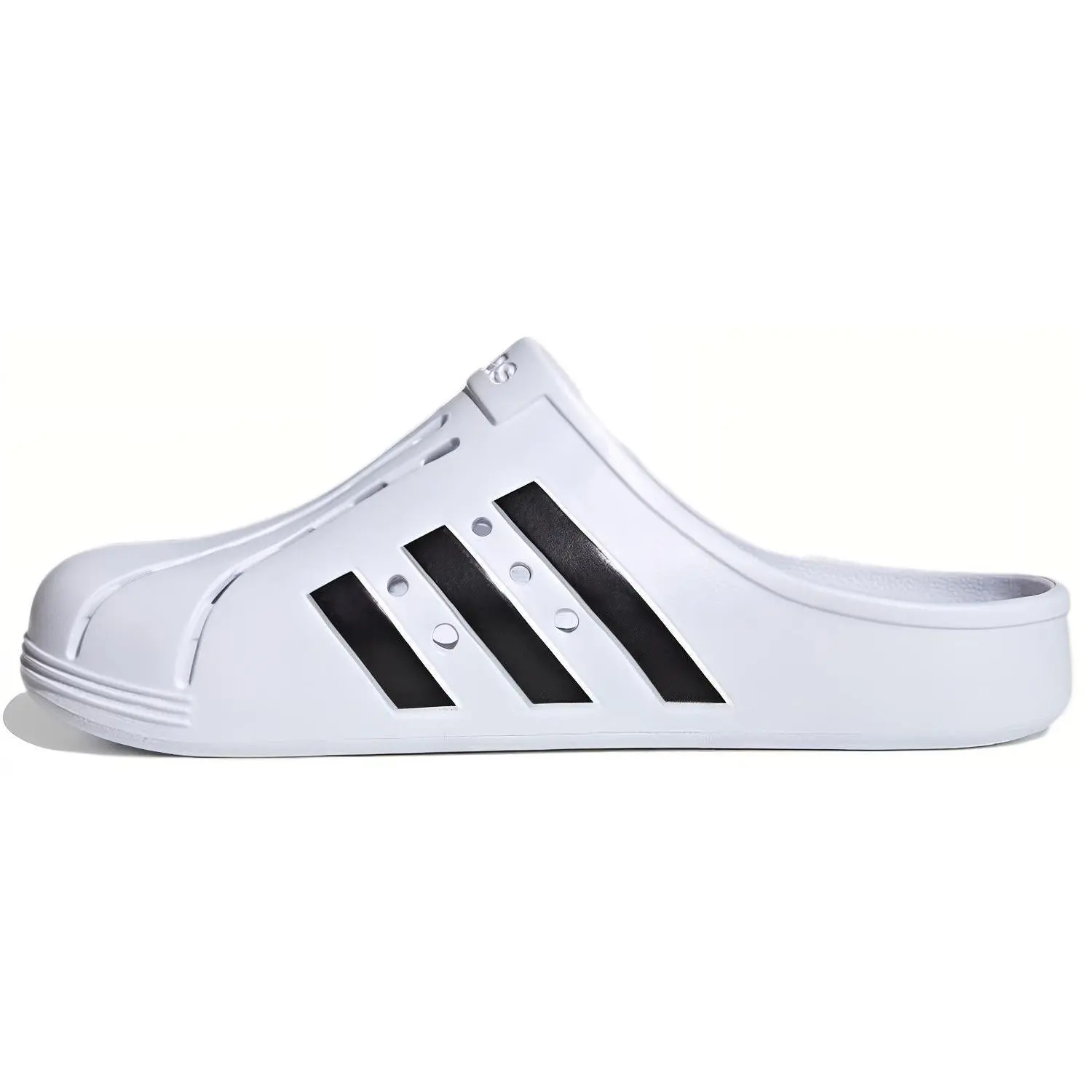 Adidas Adilette Clog White Black Versatile Comfort Unisex Cloud Core FY8970