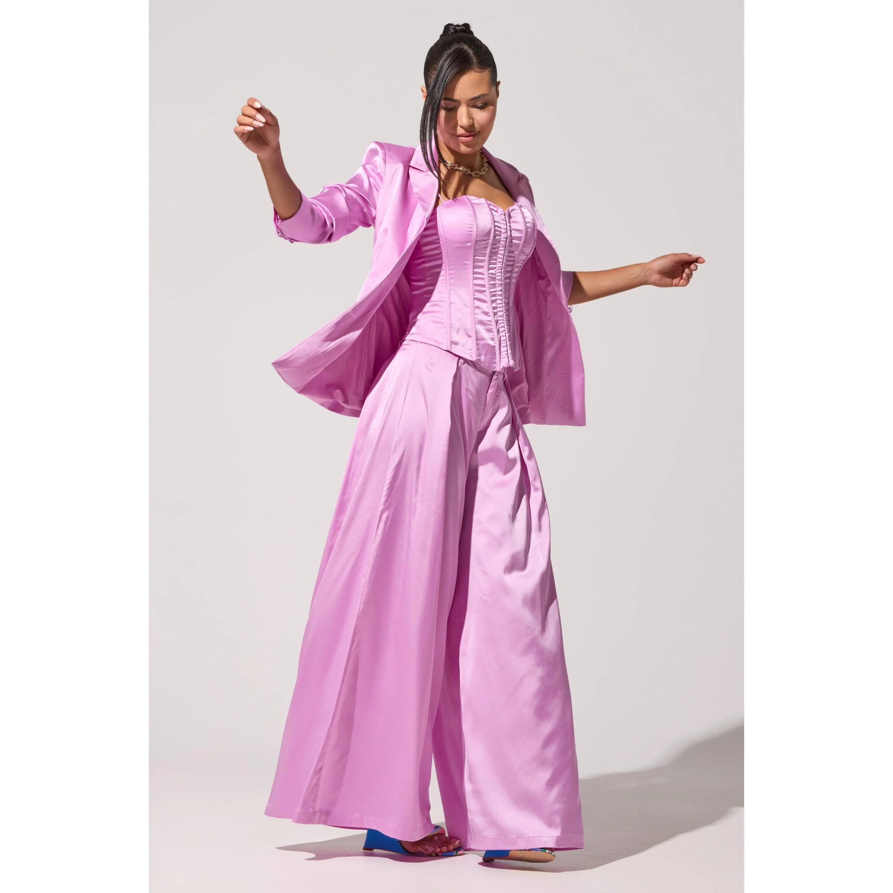 IN FULL BLOOM LIGHT PURPLE TROUSER
