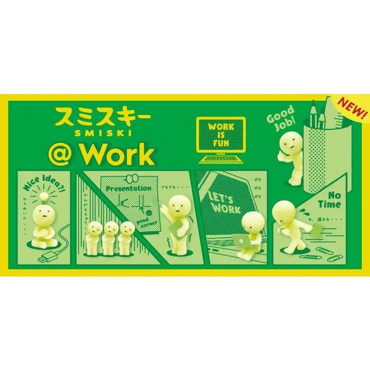 SMISKI @ Work Series GID blind box mini figure SMISKI @ Work Series GID blind box mini figure