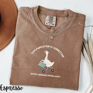 Speech Therapy Shirt, Speech Therapist T-Shirt, Speech Pathology, Slp Graduation Gift, Comfort Colors Teacher Appreciation