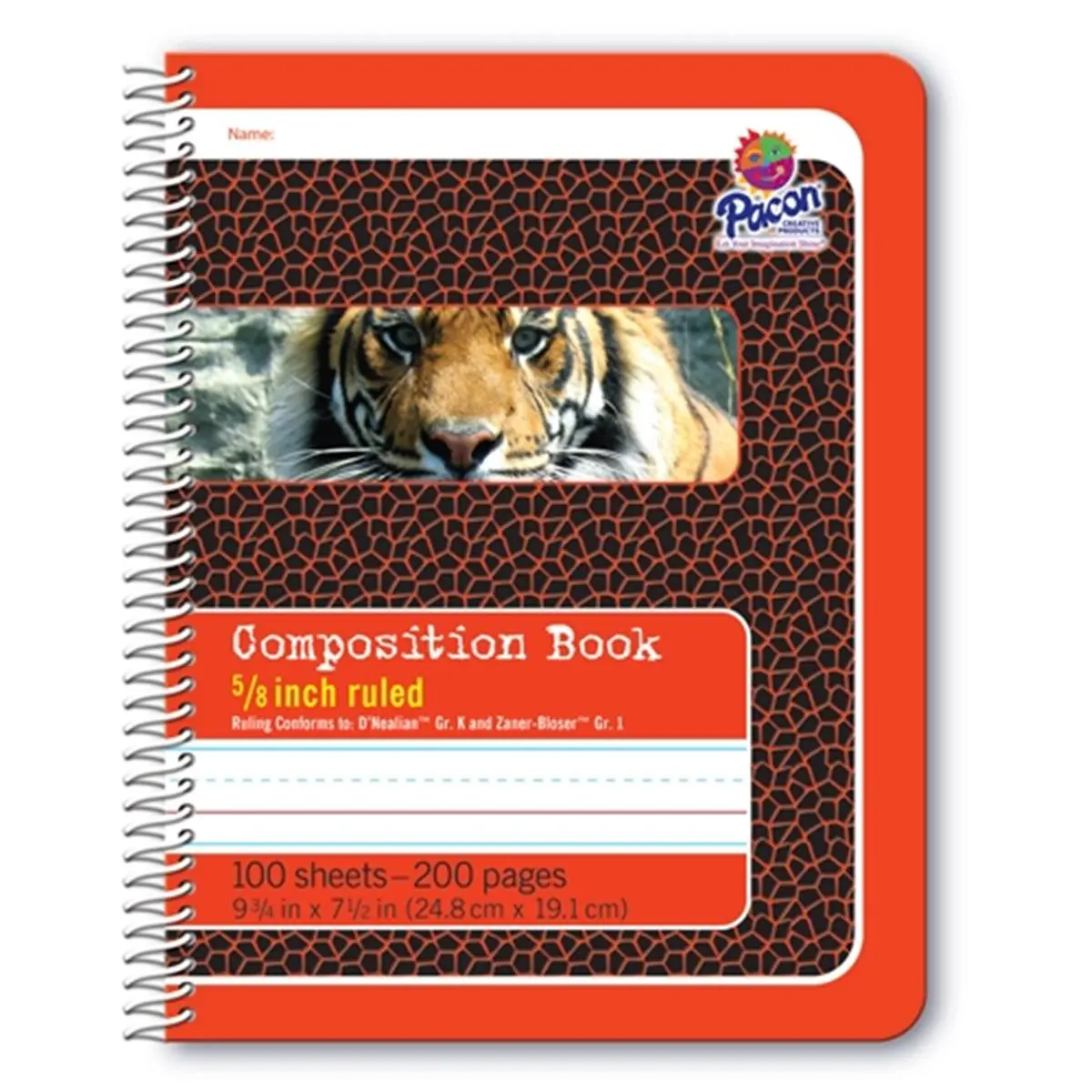 Pacon PAC2432 Composition Book 0.62 in. Ruled Spiral