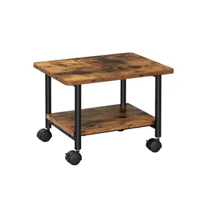 VASAGLE Industrial Under Desk Printer Stand