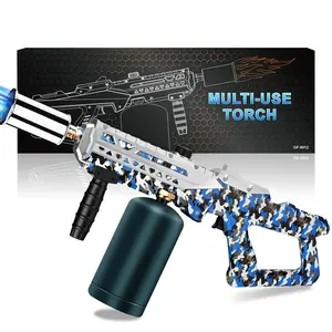 Power Grill Torch – Multi-Functional Propane  Torch Gun for Barbecue, Baking, Pastry Finishing, Campfire, Weeding & Snow Removal (Propane Tank Not Included) – Camouflage Design  Kitchen Tool