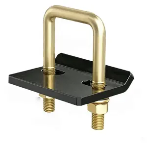 Auto Universal Trailer Damper U-Bolt, Heavy-Duty Anti-Rattle Stabilizer Hitch Tightener Lock Down Tow Clamp, Trailer Couplings