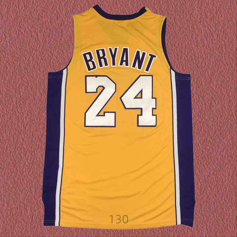 Kobe Bryant Classic-Design stitched Basketball Jerseys Retro Men's Sleeveless Gold shirt 2006-07