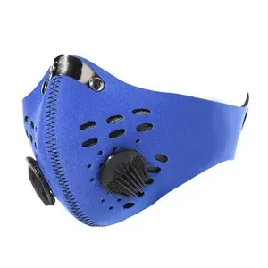 Royal Blue Respirator Protection Filter Reusable Face Mask