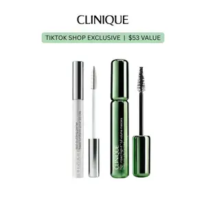 Clinique Lash Primer + Mascara Duo - Lash Building Primer + High-Fi Full Volume Mascara