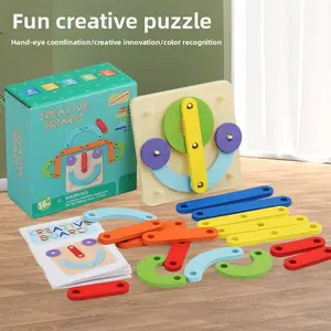 Kids Montessori Geometric Puzzle Shape Sorters Educational Wooden Toys for 3+ Years Old White Elephant Gift Holiday Gifts with Music Bags Diamond Box Series