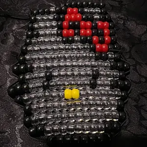 Hello Kitty Inspired Pony Bead Lanyard