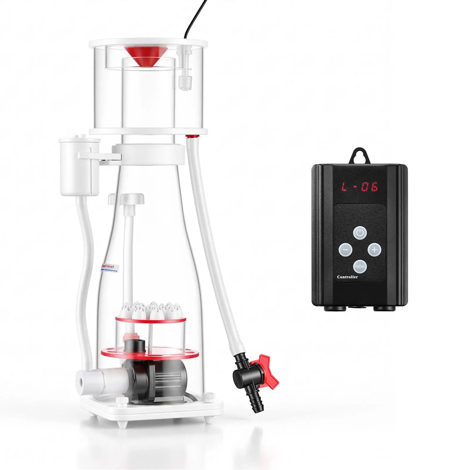 VEVOR In-Sump Protein Skimmer with DC Pinwheel Adjustable Pump, Clean Water Mechanism, Adjustable Control for 106-185 Gal Large Saltwater Aquariums & Reef Tanks
