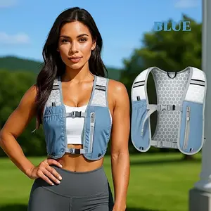 Running Water Bag Vest Backpack, Marathon Racing Running Specific, Lightweight Water Bag Pack Unisex, Suitable for Cross Country Race Hiking Cycling, Jogging Equipment