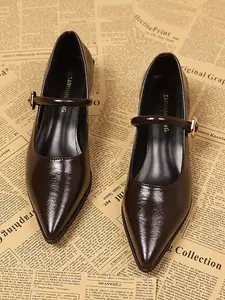 Women's Fashionable Solid Color Pointed Toe Flat Shoes, Casual Comfortable for Daily Wear, All-match Commuter Shoes Work for Women & Girls, Running