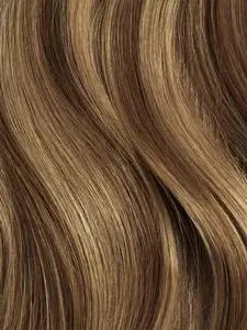 20" Classic Chestnut Brown Highlights Clip-Ins (160g)