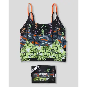 PSD Women's Hallow Scoop Bralette 3 Pack Boxed Gift Set - Premium Modal Fabric Bralette with Adjustable Straps, Soft Comfortable and Cute Womenswear