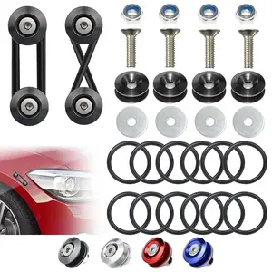 Universal Car Bumper Quick Release Clips Fasteners Kit, Front and Rear Bumper Fasteners, Ultimate Fastening Solution for Quick Bumper Release