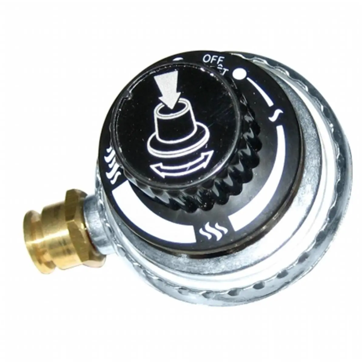 212 MAIN Lightweight Twist-Lock Gas Regulator - Outdoor Gas Control Accessory, Compatible with Stow N Go 160 Grills, Replaces Kuuma 58356 Products, Easy Twist Operation, Twist-Lock Regulator