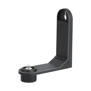 Magnetic L-Shaped Level Stand, 360 Degree Adjustable, Iron Wall Mount Bracket, Strong Adsorption Function, Universal Tripod Adapter for Laser Levels, Laser Leveler Tool