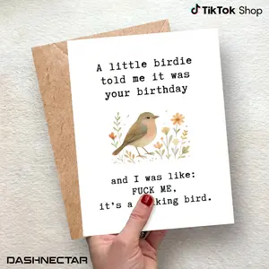 Funny Birthday Card for Her, Birthday Card for Friend, Sarcastic Birthday Card, Cheeky Greeting Card, Happy Birthday Card