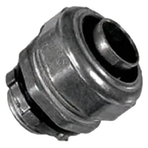 212 MAIN 1.25 in. Topaz Electric Straight Liquid Tight Connector, Zinc Die-Cast Construction, Secure Seal for Sailing Pipe Connections