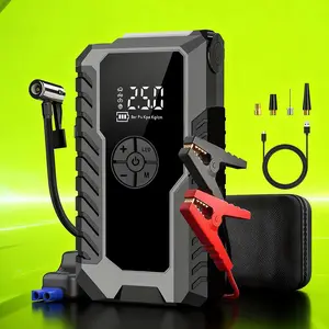 【BRAWHOOHE】Portable Car Jump Starter with LED Emergency Light, LCD Display, Smart Jumper Cables and USB Output Charging, Suitable for Cars and SUVs, Shipped from Local Warehouse Car Essentials Car Accessories