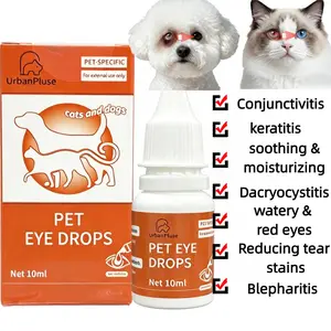 Pet Eye Drops,Dog and Cat Eye Wash | Eye Drops for Dogs and Cats to Flush and Soothe Eye Irritations, Dog Tear Stain Cleaner, Safe for All Animals