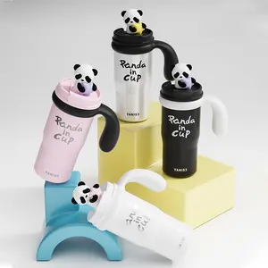 Panda Insulated Tumbler Stainless Steel 34oz 1000ml Mug Hot Cold Retention Ideal Gift Choice Portable Travel Drinkware Flasks