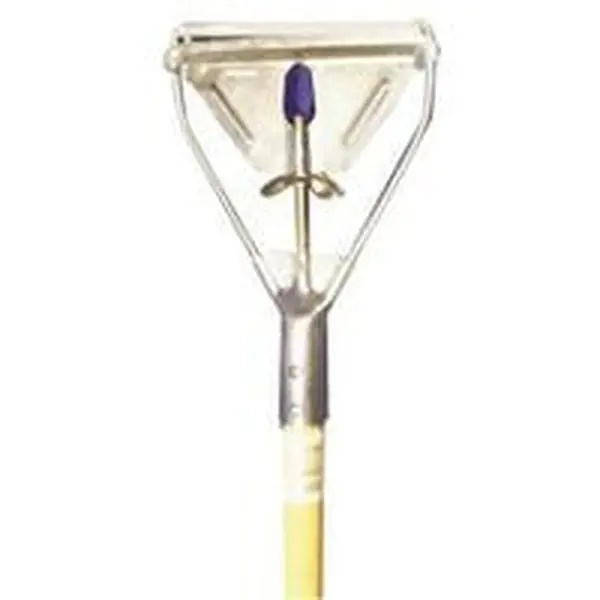 Chickasaw & Little Rock Broom Works #9900 Sturdy Quick-Change Mop Handle - 7 in. Metal Head, Handle-Only, Compatible with Heavy Mops, Ideal for Janitors