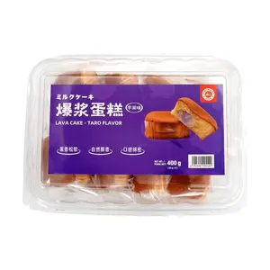 PARAMOUNT Taro Lava Cake 400g - Soft & Fluffy, Rich Creamy Filling, Nutritious Breakfast Treat