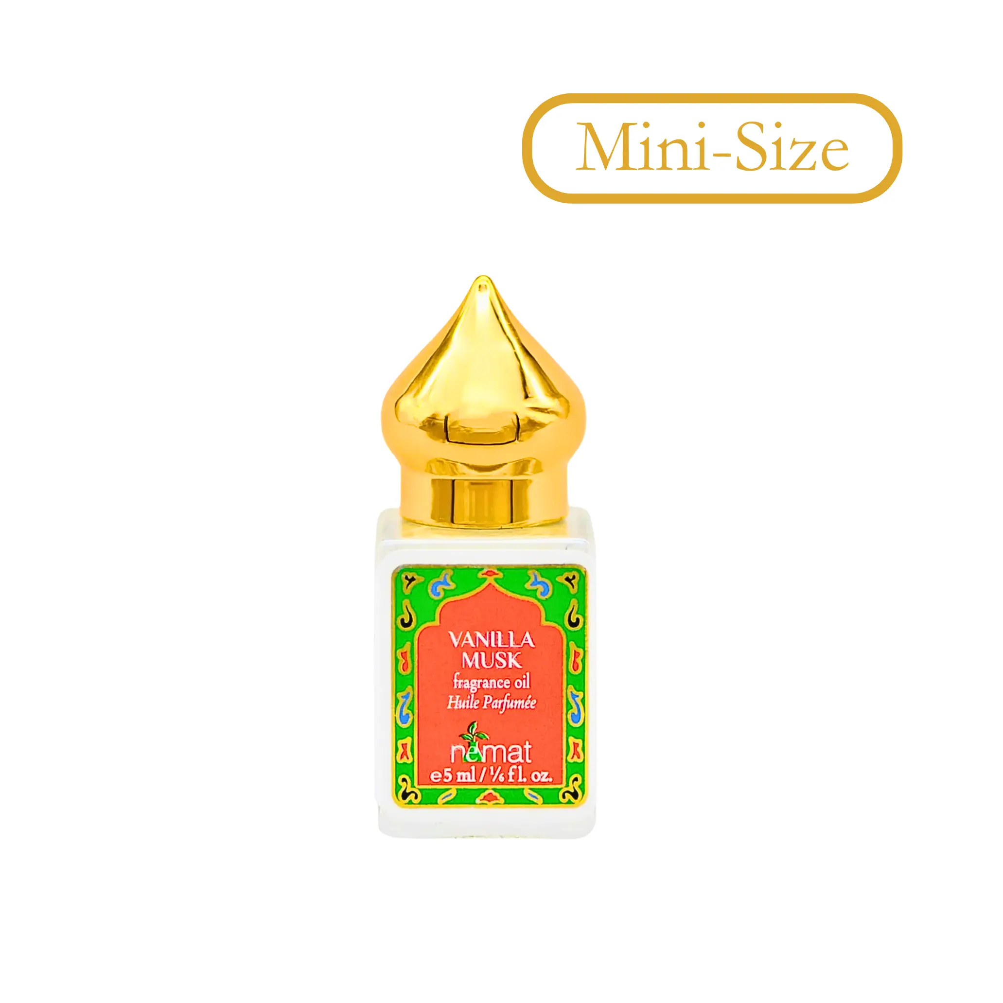 Nemat Vanilla Musk Perfume Oil — Mini 5ml— Rollerball or Bottle Arabian Fragrance