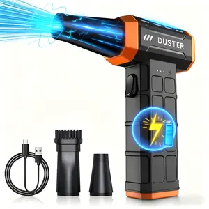 Compressed Air Duster, 3 Gear 150,000 Rpm Electric Air Duster, PC Vacuum Cleaner, Car Office Home Cleaning Tool