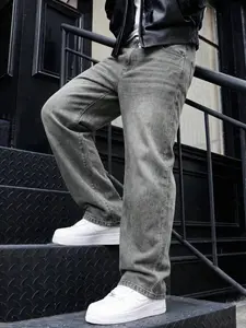Men's Loose Fit Jeans, Comfortable Fashion Design, Perfect for Daily Wear, Durable Fabric, Casual Style Denim Jeans