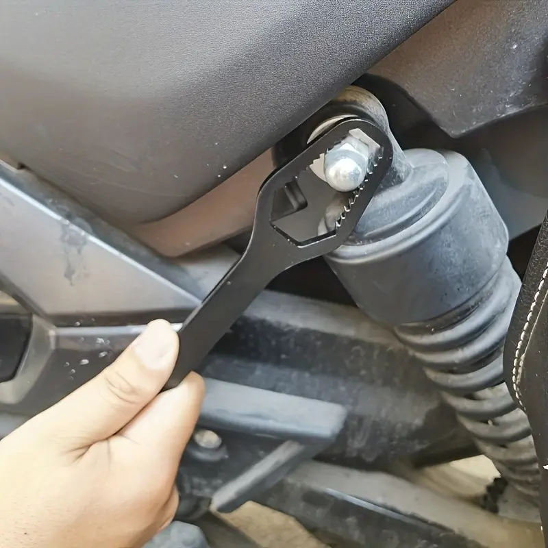 Multi-Functional Torx Wrench, Adjustable Self-Tightening Dual-Head, 3-17mm, Durable 5mm Thick Design, Portable Handle, Essential Home Tool, Multifunctional Wrench