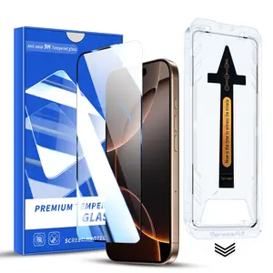 Screen Protector 1 Pack for iPhone 16 Pro Max 15 14 13, Clear & Privacy Protection, Fingerprint Resistant, Dust-Free, Bubble-Free