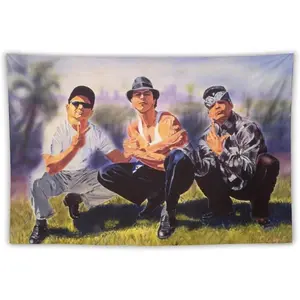 Tapestry  Vatos Locos Blood In Blood Out Bound By Honor Movie Art Poster Tapestry Decorative Painting Wall Art Living Room Tapestries Bedroom Prints