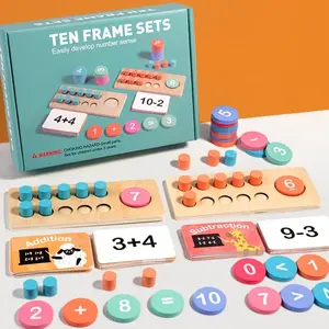 Special education Classroom musthaves, Learning Materials Kindergarten Mathematics Calculation Rack Addition and Subtraction Counting Counter Primary School First Grade Mathematics Practice, Enlightenment Learning Teaching Aids within Ten