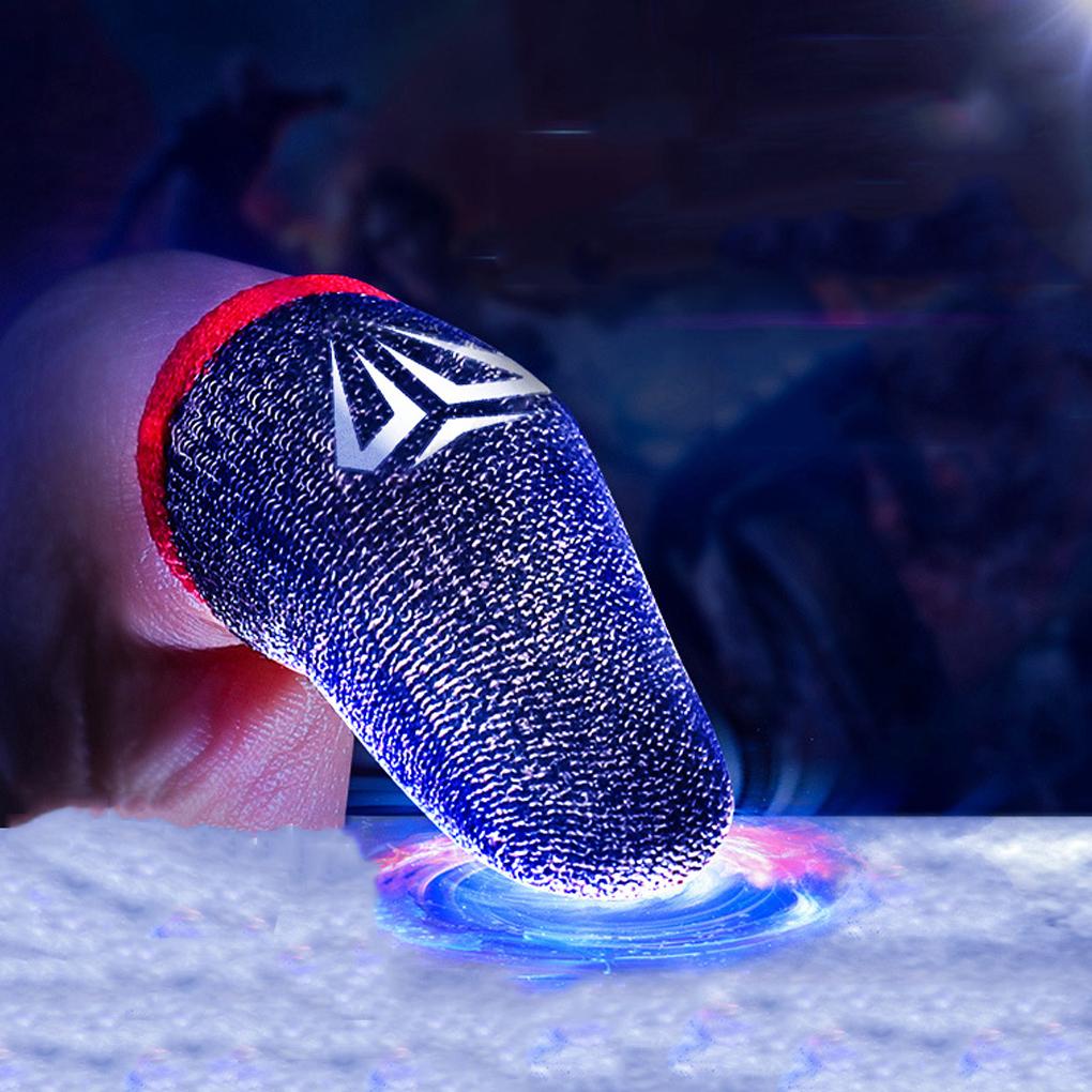 Mobile Game Fingertip Gloves For Gamer Sweatproof Anti-slip Touch Screen Finger Sleeve Breathable Gaming Finger Cover