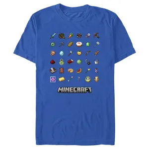 Men's Minecraft Item Collection T-Shirt