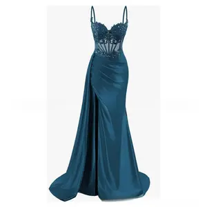 Women'sRedSatinEveningDress,Off-ShoulderDesign,LongCharmingStyleforPromsandFormalEvents-BasicSimpleSleevelessWorkwearforWomen
