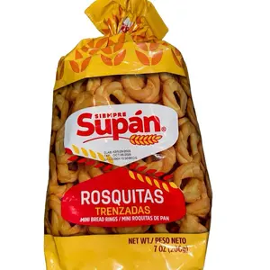 Supán Rosquitas Trenzadas Mini Bread Rings 7 oz Always Supán Snack Food Product
