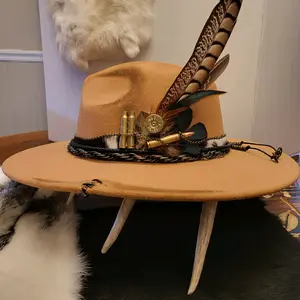 Pheasant Tan and Bullet Custom Cowboy/ Cowgirl Hat