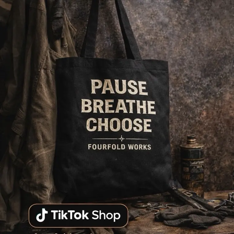 Pause Breathe Choose Tote