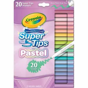 Crayola CYO587516 SuperTips Washable Markers - Pack of 20
