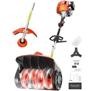 Snow Blower Gas Powered, 72cc 2-Cycle Single Stage Snow Thrower with Recoil Start, 3-in-1 Gas Snow Blower for Lawn, Yard