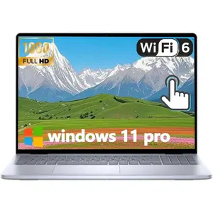 Dell Inspiron 16" Touchscreen Laptop - Intel Core 7 150U,16'' FHD+ Anti-Glare Dsiaplay(1920 x 1200 , Windows 11 pro, Integrated Graphics,Backlit Keyboard, Fingerprint,ICE BLUE)