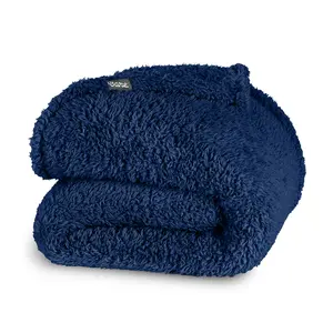 Bare Home Faux Shearling Blanket - Soft and Durable Faux Shearling Material, Ideal for Home Decor and Comfort