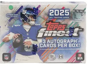 BREAK - 1X 2025 Topps Finest Football Delight Hobby Box Pick Your Team!