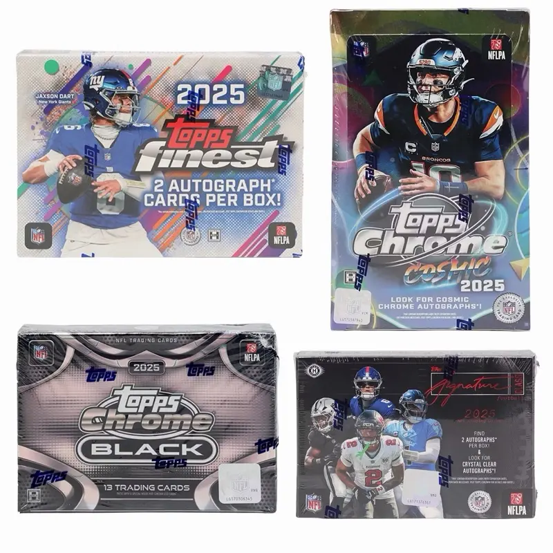 PYT Football Break #2125 1x 2025 Topps Chrome Cosmic Football Hobby, 1x 2025 Topps Finest Football Hobby, 1x 2025 Topps Chrome Black Football Hobby, 1x 2025 Topps Signature Class Football Hobby
